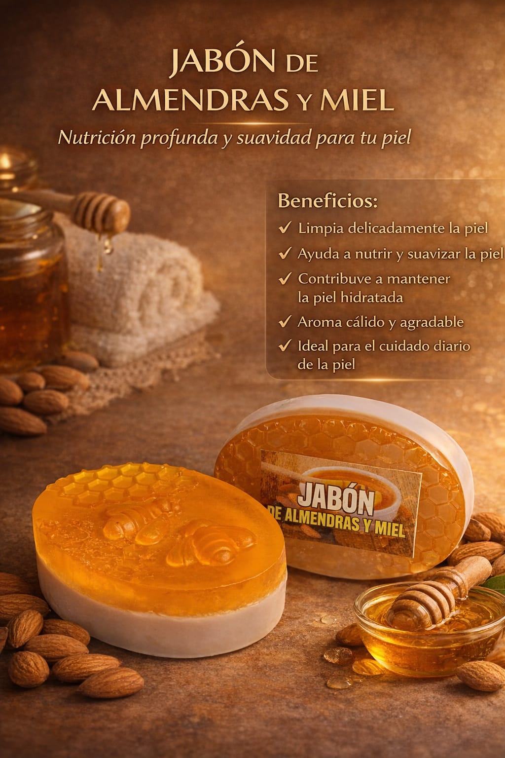 Jabón de Almendras y Miel