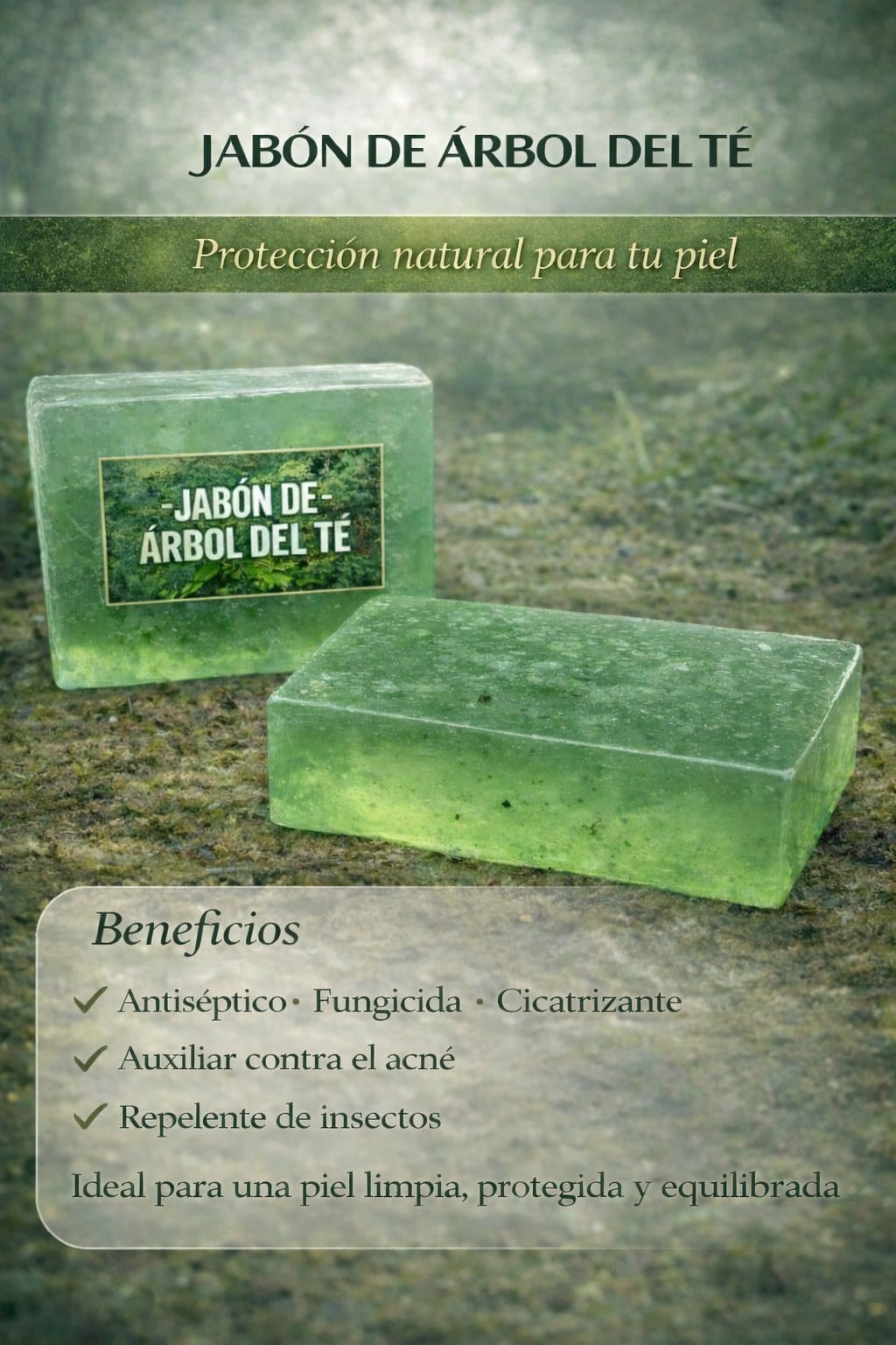 Jabón de Árbol del Té