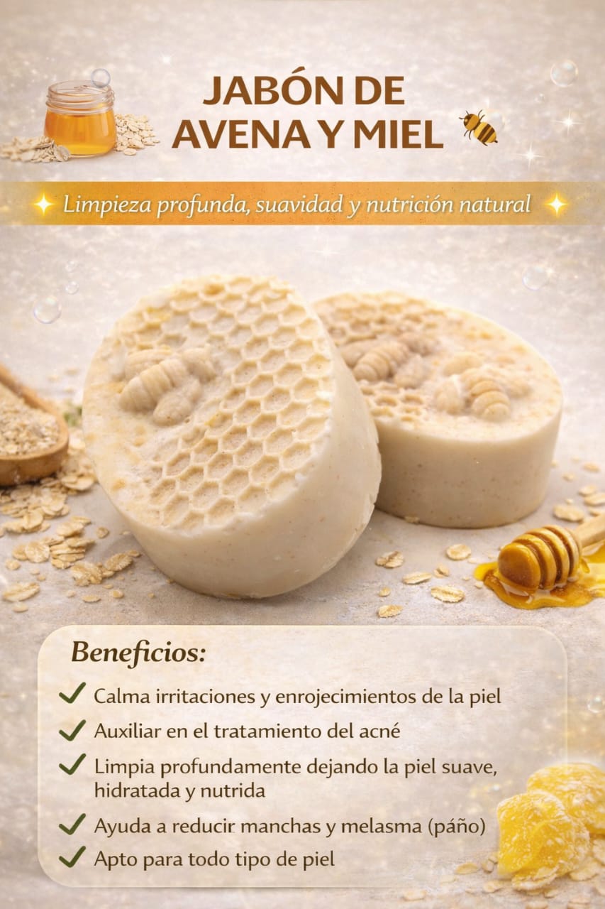 Jabón de Avena y Miel