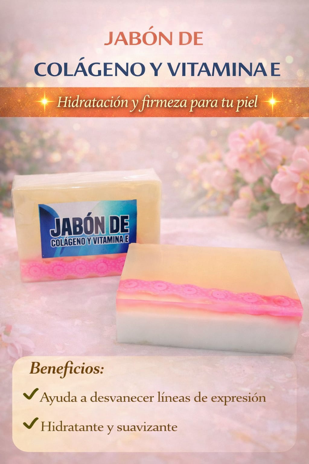 Jabón de Colágeno y Vitamina E