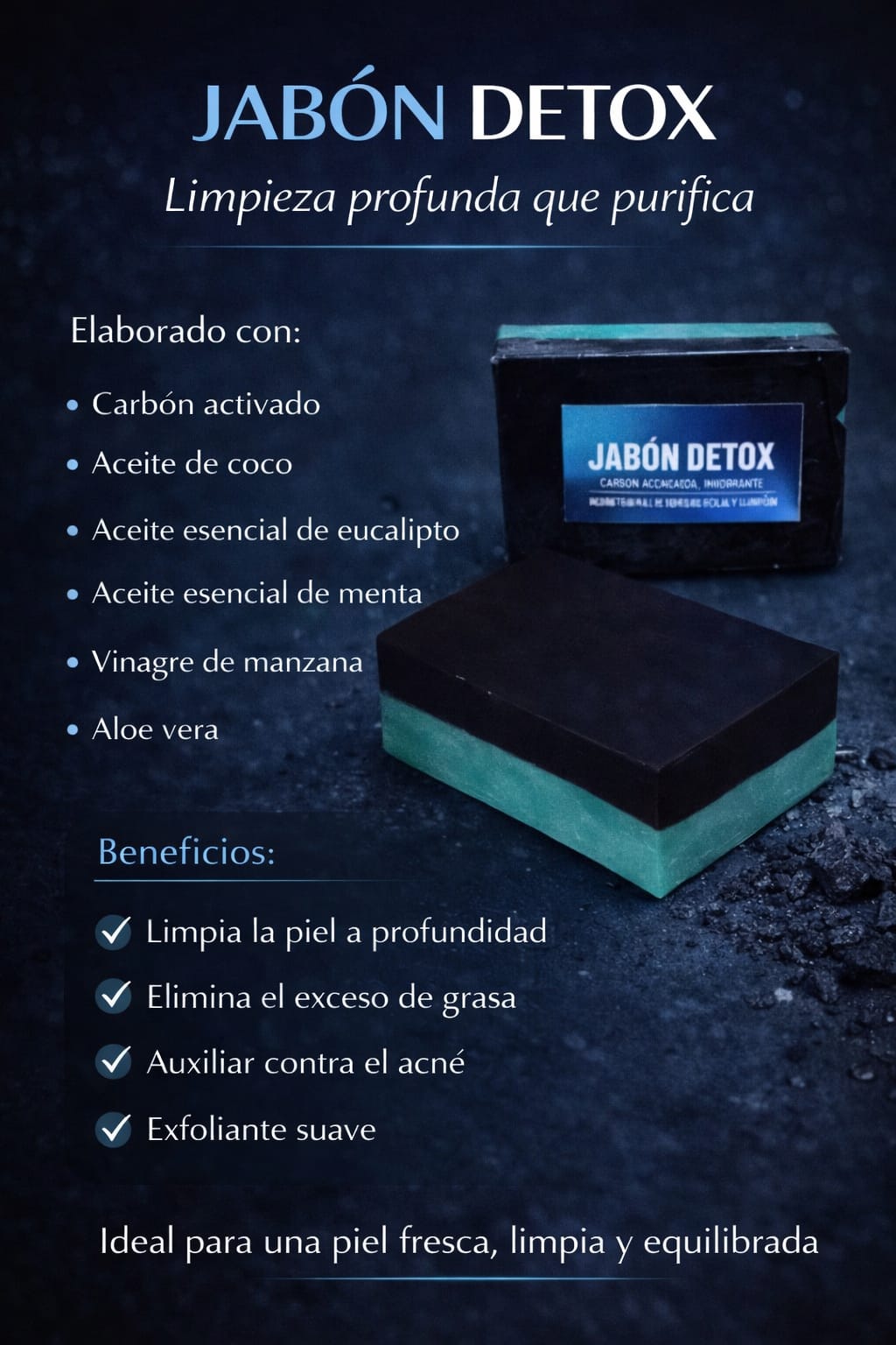 Jabón Detox