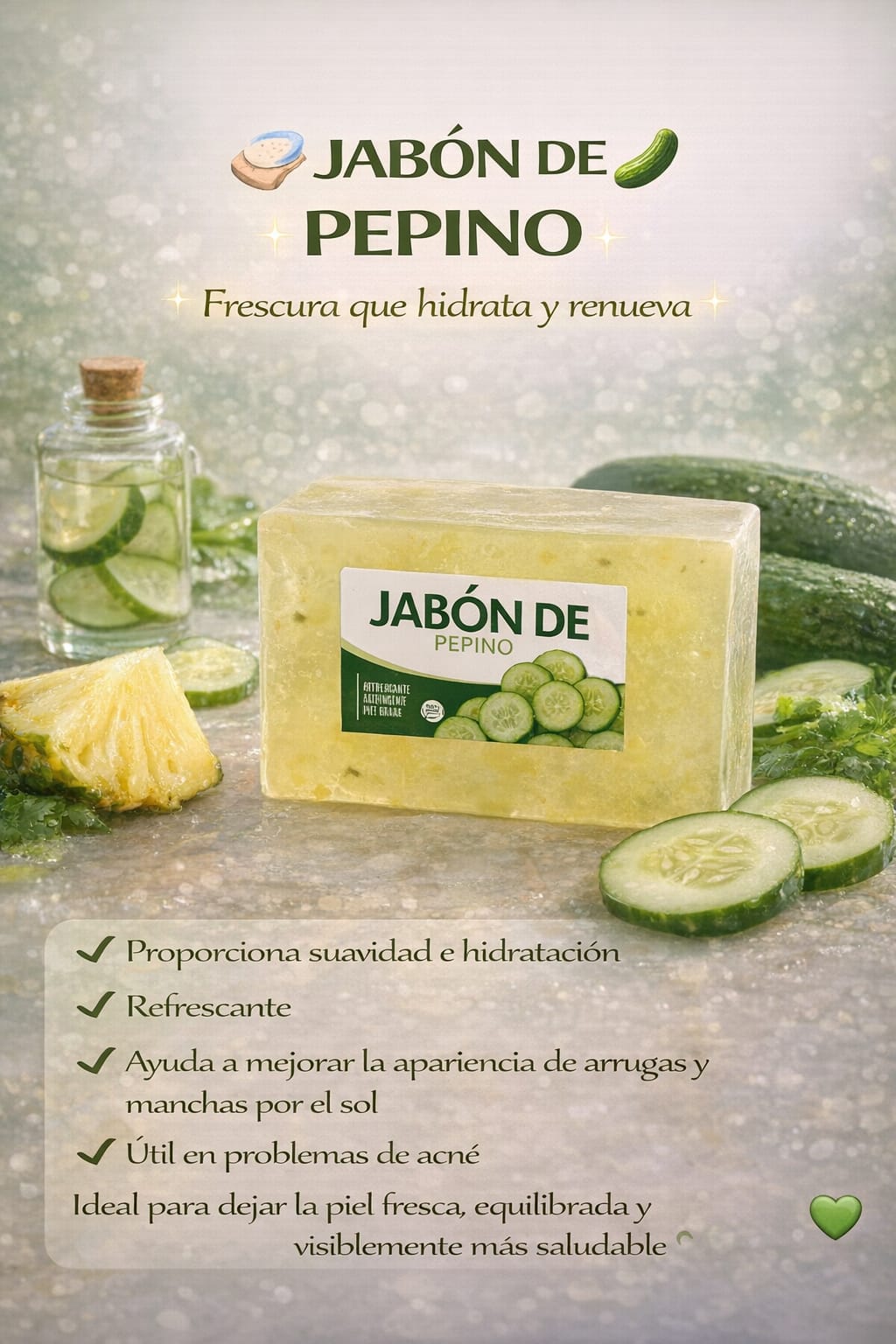 Jabón de Pepino