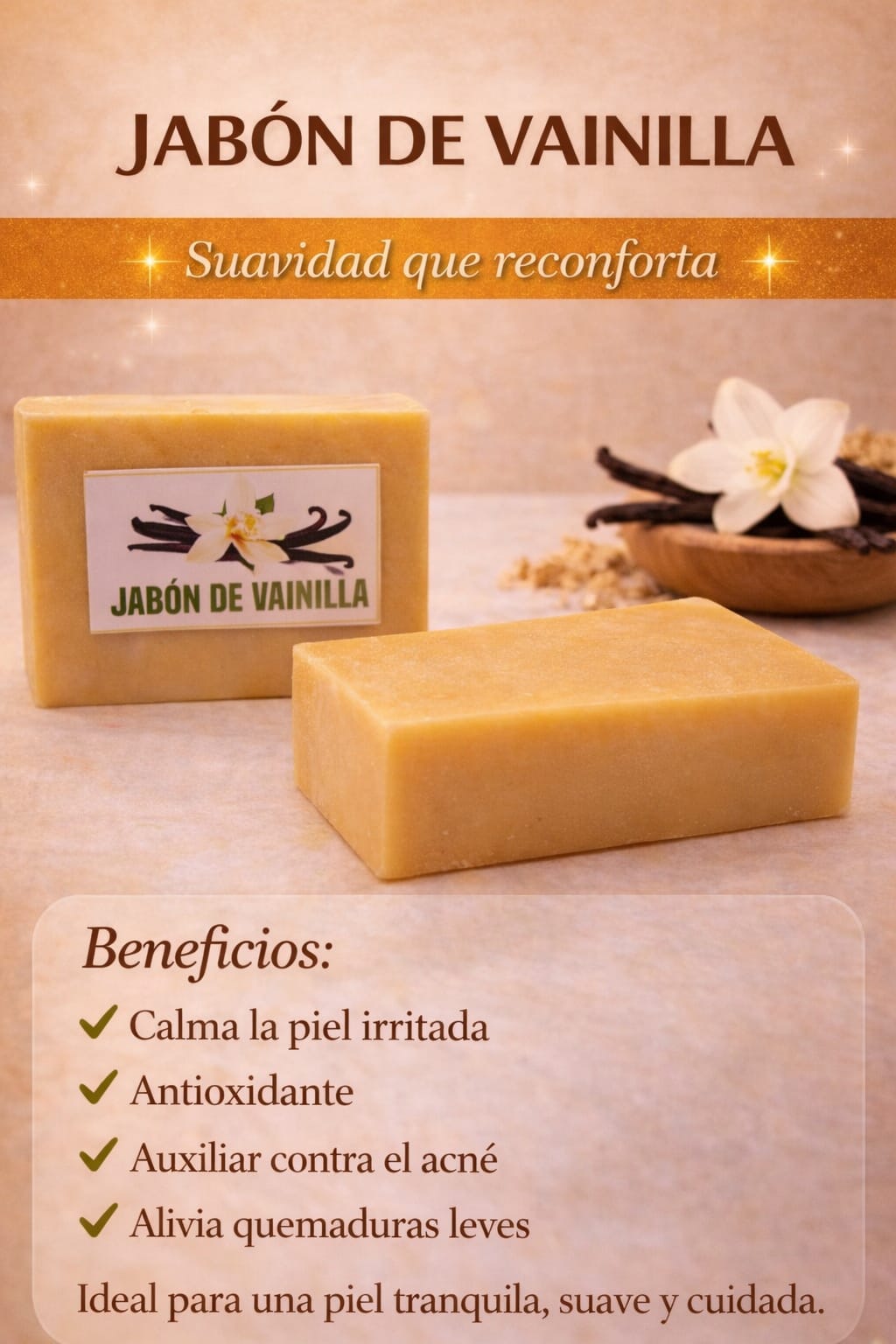 Jabón de Vainilla